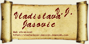 Vladislava Jašović vizit kartica